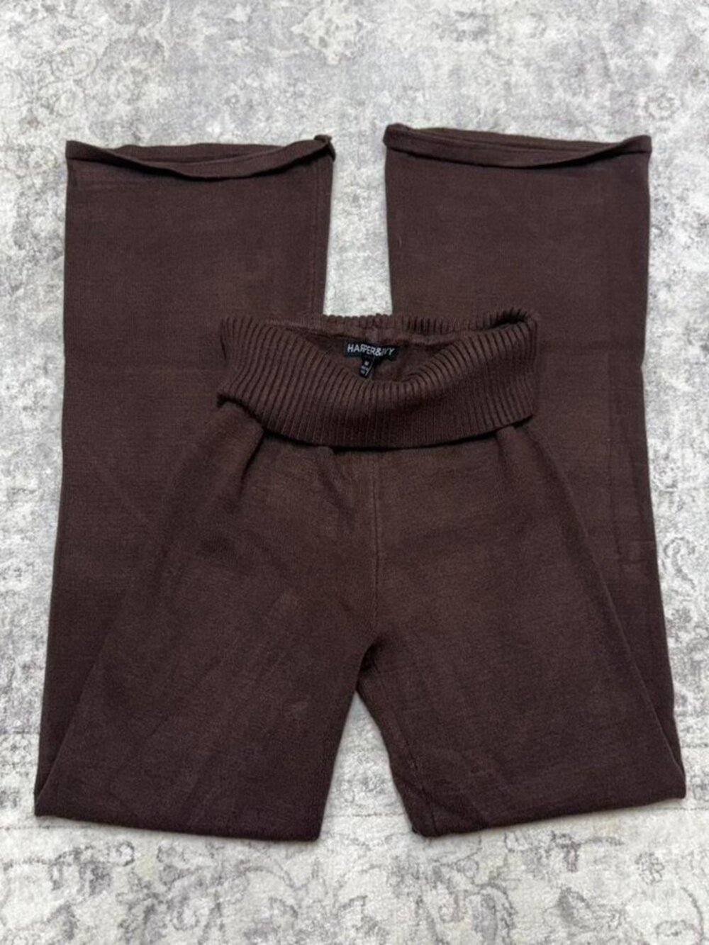 harper & ivy cozy flare sweater pants leggings